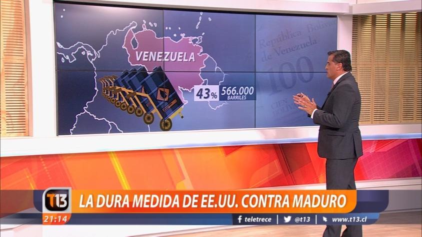 [VIDEO] La dura medida de EE.UU. contra Maduro