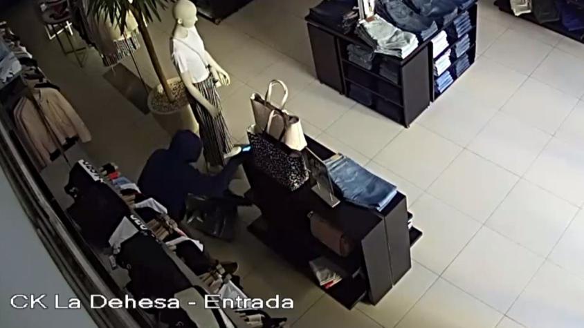 [VIDEO] Delincuentes robaban ropa y la lucían en Internet