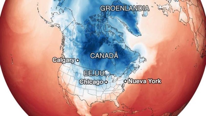 Ola de frío ártico en Estados Unidos: qué es el vórtice polar que ha desplomado los termómetros