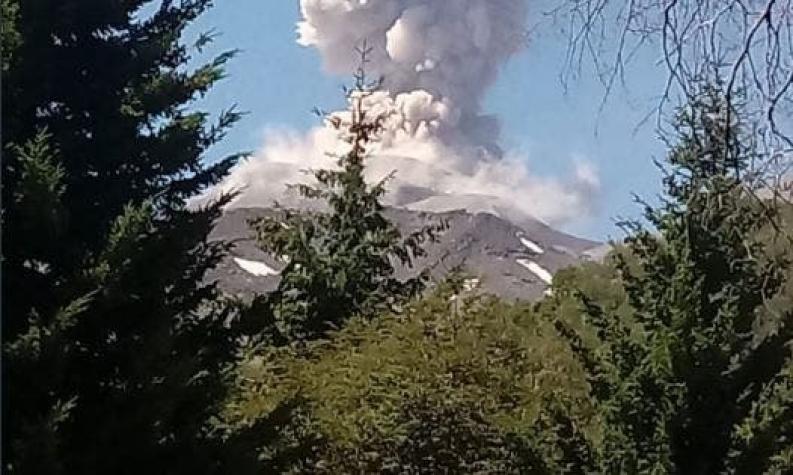 [FOTOS] Nuevo pulso eruptivo se registra en complejo volcánico Nevados de Chillán