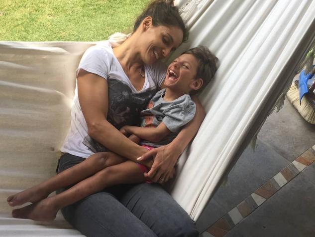 [FOTO] Leonor Varela recuerda a su hijo horas antes de participar en la gala de Viña