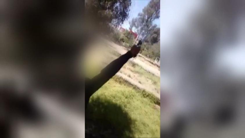 [VIDEO] Menor se graba usando arma de fuego