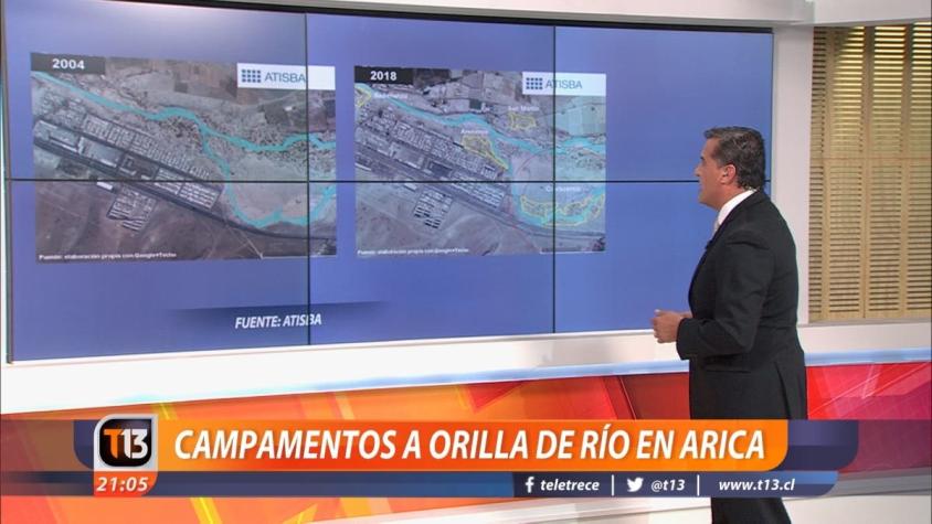 [VIDEO] Los riesgos de los campamentos a orillas de río en Arica