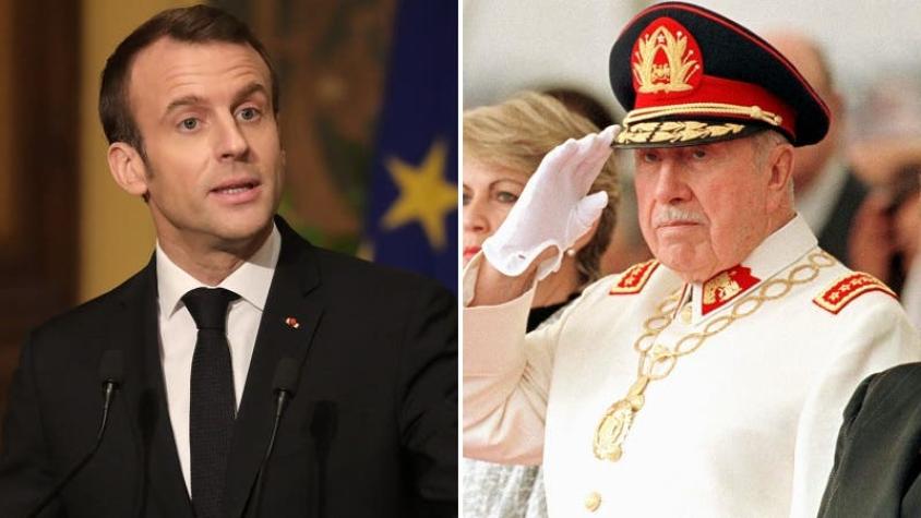 [FOTOS] Gobierno francés pidió a Google eliminar imagen en que comparan a Macron con Pinochet