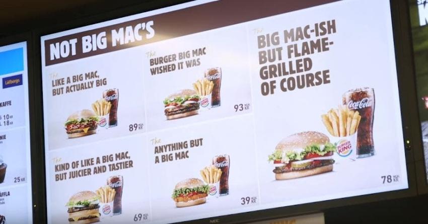 [VIDEO] El gran trolleo de Burger King a McDonald's tras perder su marca "Big Mac"
