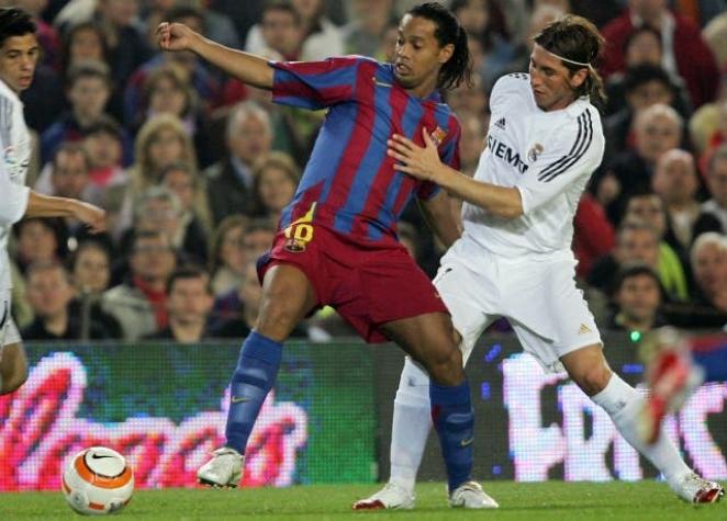 [VIDEO] Sergio Ramos emuló genialidad de Ronaldinho en práctica de Real Madrid