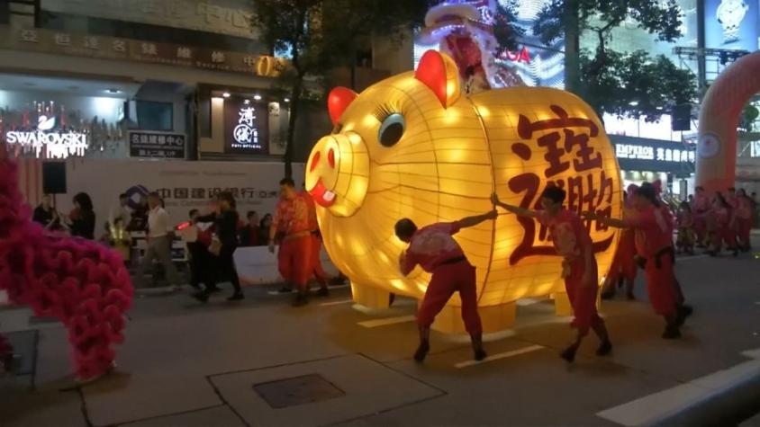 [VIDEO] China le da la bienvenida al año del cerdo