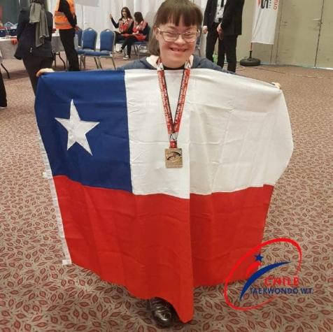 Chilena Paloma Martínez se convierte en campeona mundial de parataekwondo