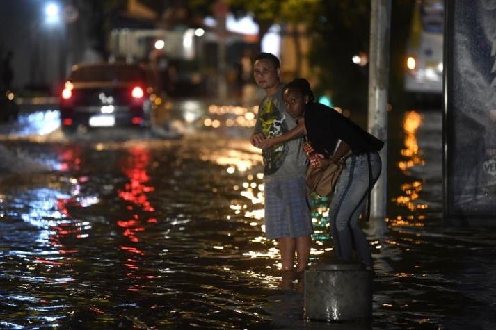 [FOTOS] Río de Janeiro decreta "estado de crisis" por torrenciales lluvias