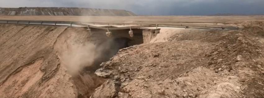 [VIDEO] Puente en ruta Calama-Chuquicamata colapsa producto de socavón