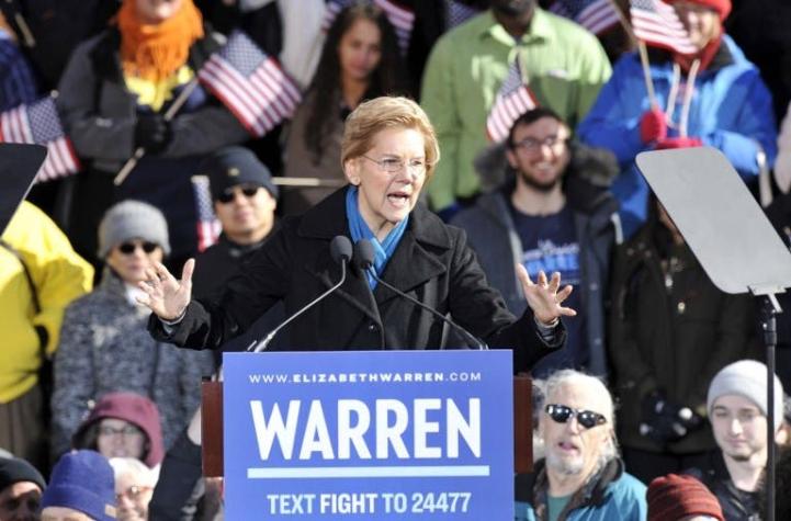 Elizabeth Warren, senadora demócrata lanza su candidatura presidencial a la Casa Blanca
