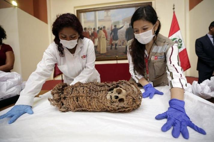 [FOTOS] Perú recupera momia aymara desde museo de Estados Unidos