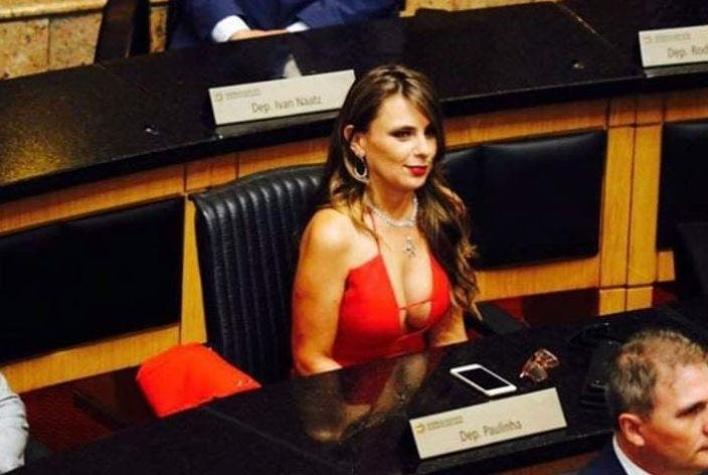 Diputada brasileña anuncia acciones legales por dichos sobre su vestido durante juramento