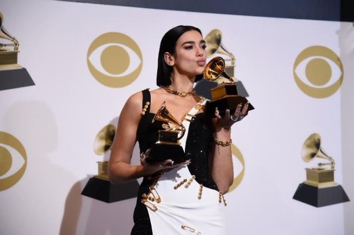 Dua Lipa se lleva el Grammy en la categoría de "Mejor Nuevo Artista"