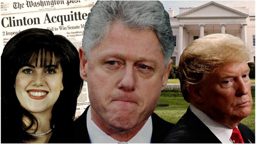 Por qué el escándalo sexual de Bill Clinton hizo más fácil la elección de Donald Trump