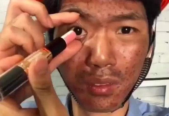 [VIDEO] Joven asiático logra lucir como estrella de K-Pop gracias al maquillaje
