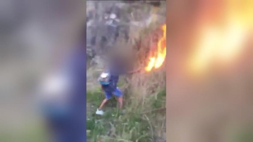 [VIDEO] Incendios forestales: Menor de edad será formalizado tras viralización de video