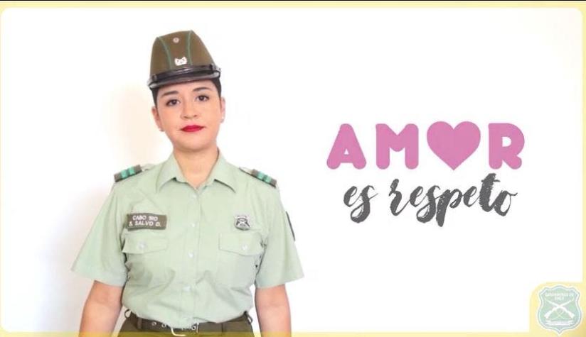 [VIDEO] "Amor es respeto" y "Control no es amor": La campaña de Carabineros por "San Valentín"
