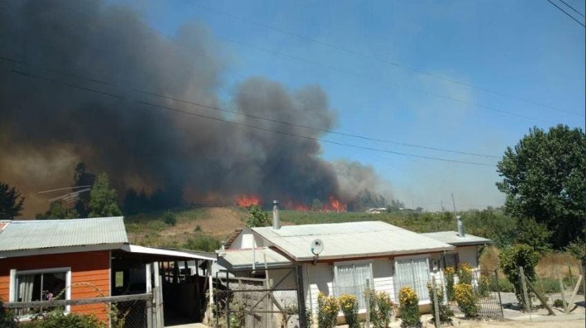 [VIDEO] Ordenan nuevas evacuaciones en sectores de Nacimiento por incendios forestales