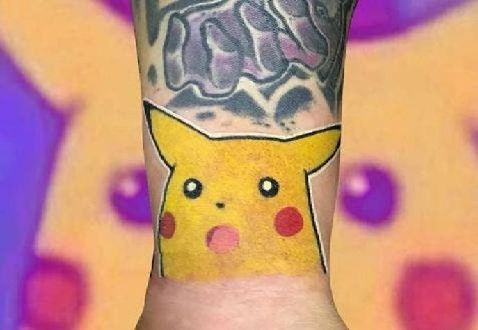 [FOTOS] Chileno busca tatuar los más de 800 personajes de Pokémon