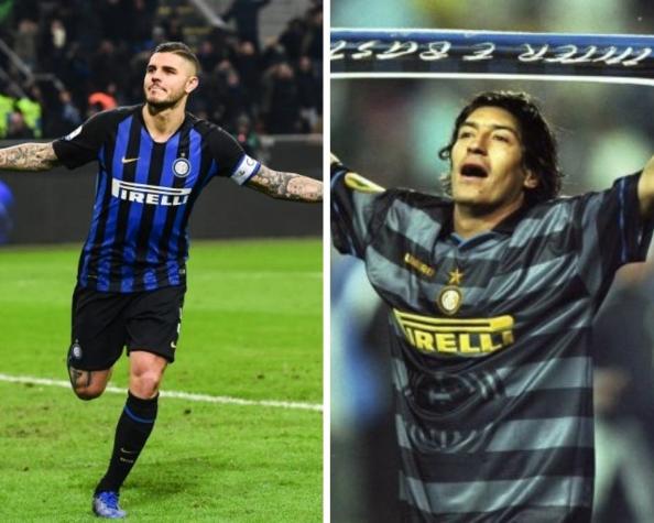 Ultras del Inter utilizan de ejemplo a Zamorano para exigir la salida de Mauro Icardi