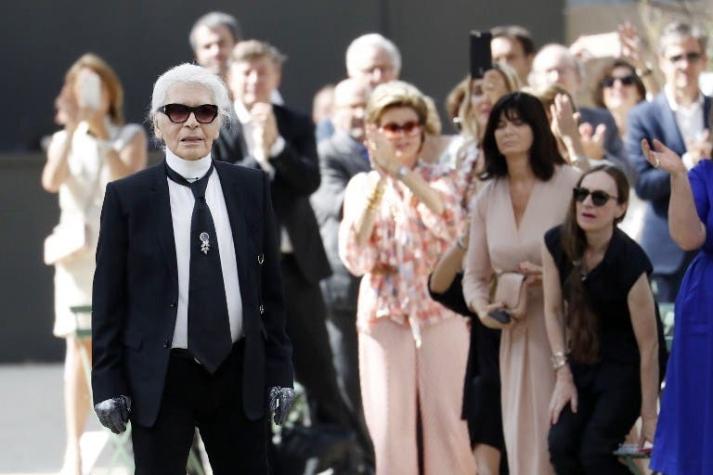 El mundo de la moda rinde homenaje al "genio" Karl Lagerfeld