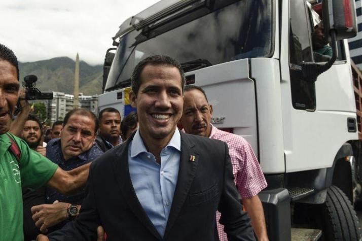 Guaidó llega a la frontera con Colombia para encabezar posible ingreso de ayuda humanitaria