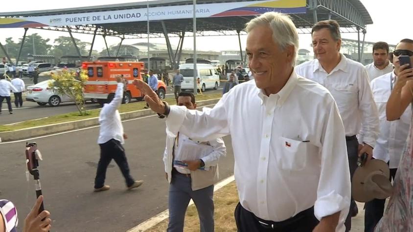 [VIDEO] Piñera: "Maduro tiene los días contados"