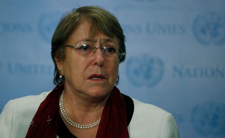 Bachelet condena violencia en puntos fronterizos de Venezuela: "Son escenas deplorables"