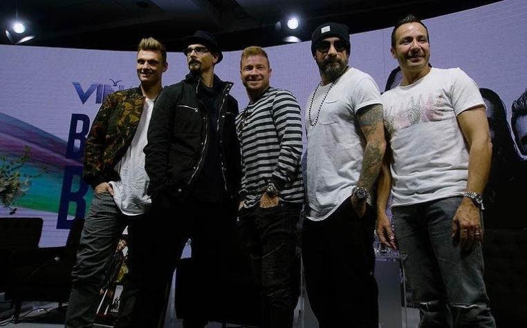 Backstreet Boys cantan como Daddy Yankee y elogian a BTS previo a show en Viña 2019