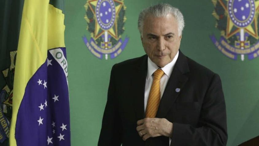 Juez ordena liberar a ex presidente de Brasil Michel Temer