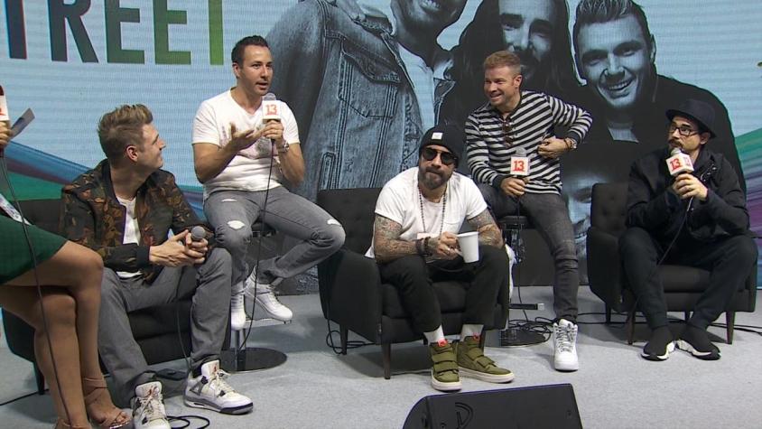 [VIDEO] Backstreet Boys adelantaron cómo será su show a T13