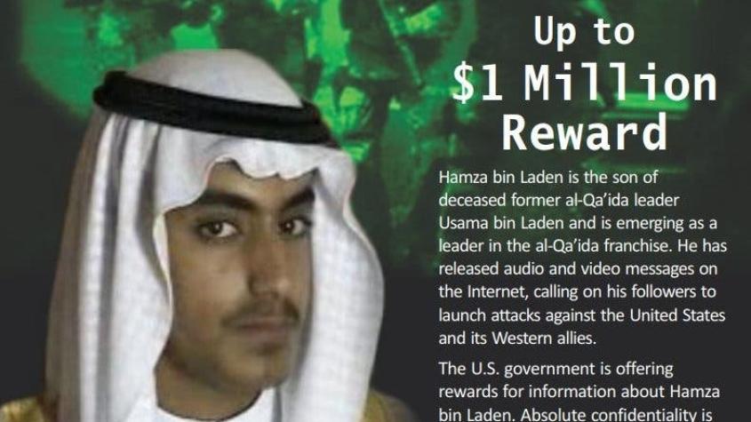 Hamza, el hijo de Osama bin Laden por el que Estados Unidos ofrece US$1 millón de recompensa