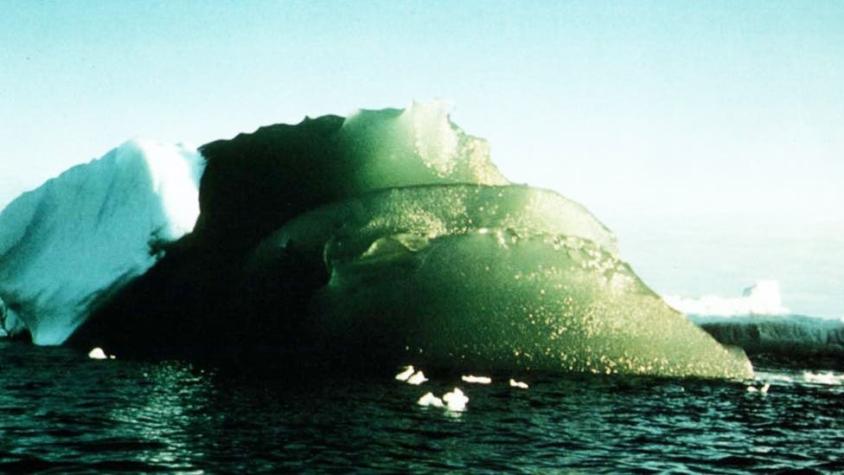 Revelan el misterio de los extraños icebergs verdes de la Antártica