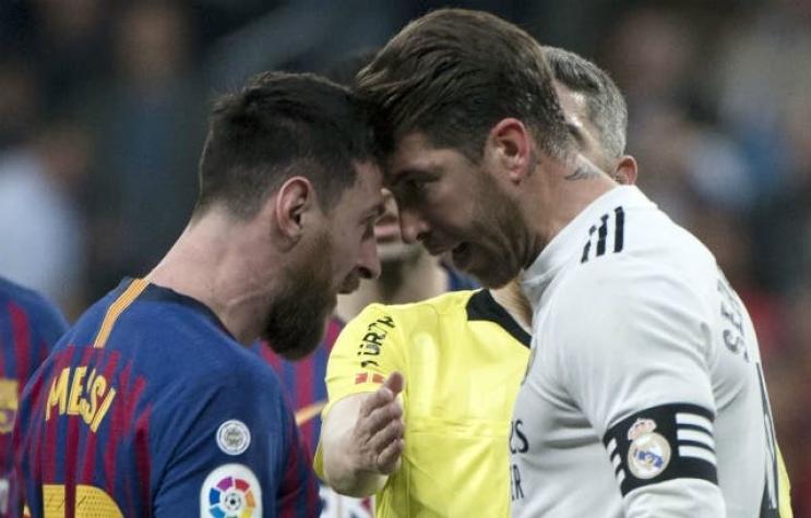 [VIDEO] Todo lo que le dijo Messi a Sergio Ramos en el último clásico y que no se vio en TV