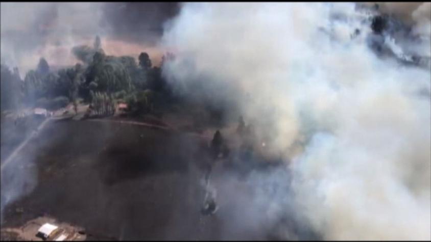 [VIDEO] Alerta roja por incendios en provincia de Cautín