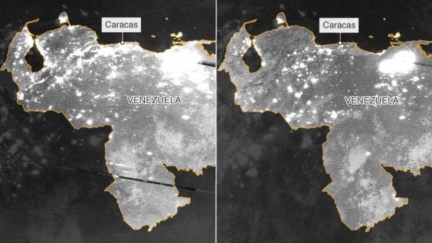 Venezuela sin luz: cómo se vio desde el espacio el apagón más largo de la historia del país