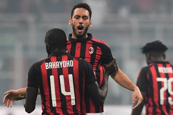 [VIDEO] Jugadores del Milan casi se van a los golpes mientras se jugaba el clásico con Inter