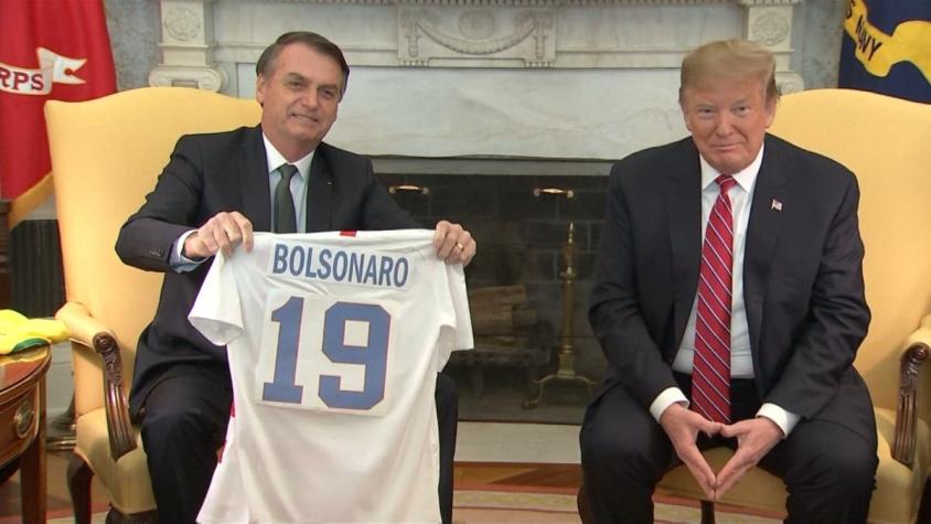 [VIDEO] Así fue la reunión entre Jair Bolsonaro y Donald Trump