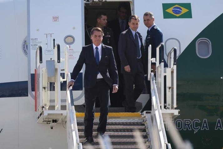 Bolsonaro llega a Chile: "Aquí no vine a hablar de Pinochet"