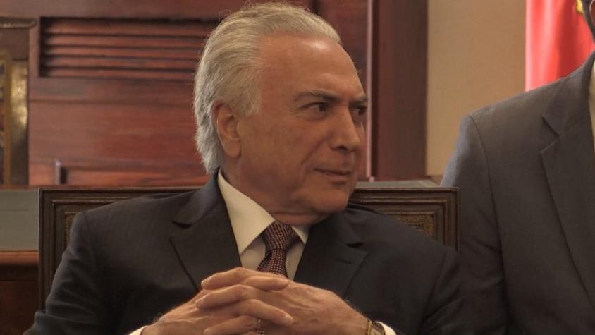 [VIDEO] Ex presidente de Brasil Michel Temer fue detenido por caso "Lava Jato"