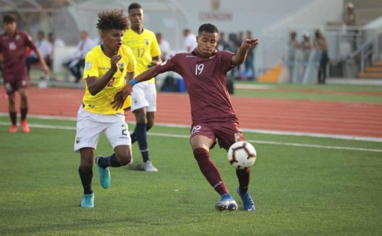 Venezuela y Ecuador empatan en el inicio del Sudamericano Sub 17 Perú 2019