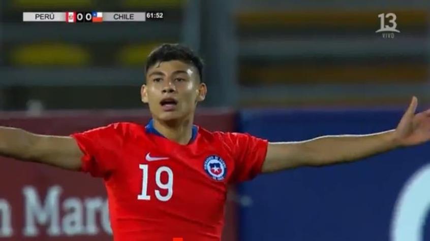 [VIDEO] ¿Fue penal o no? La jugada que reclamó La Roja Sub 17 en el duelo ante Perú