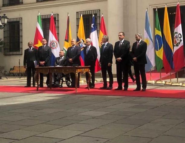 [Minuto a Minuto] Piñera encabeza creación de Prosur sin firmas de Bolivia ni Uruguay
