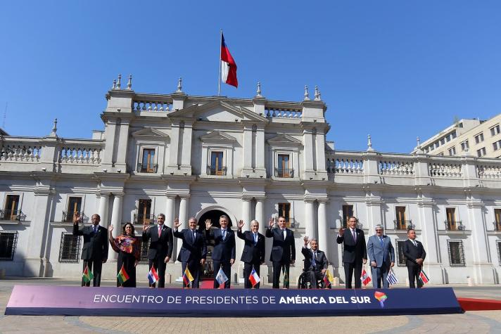 Chile asume presidencia de Prosur y Mandatarios enfatizan que instancia será "flexible y no costosa"