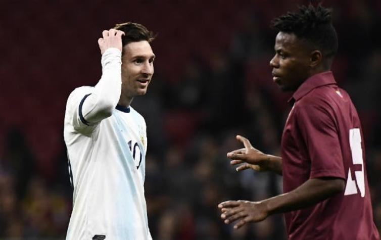 Lionel Messi vive un triste retorno a la Selección Argentina tras caer ante Venezuela en Madrid