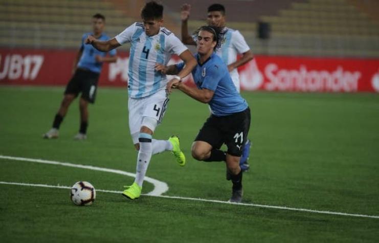 Uruguay vence a Argentina y se queda con el clásico en el Sudamericano Sub 17