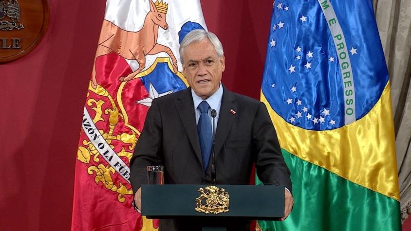 Piñera por cumbre Prosur: "Solo participan países que tengan un compromiso con la democracia"
