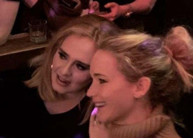 [VIDEOS] La comentada noche de fiesta  de Jennifer Lawrence y Adele