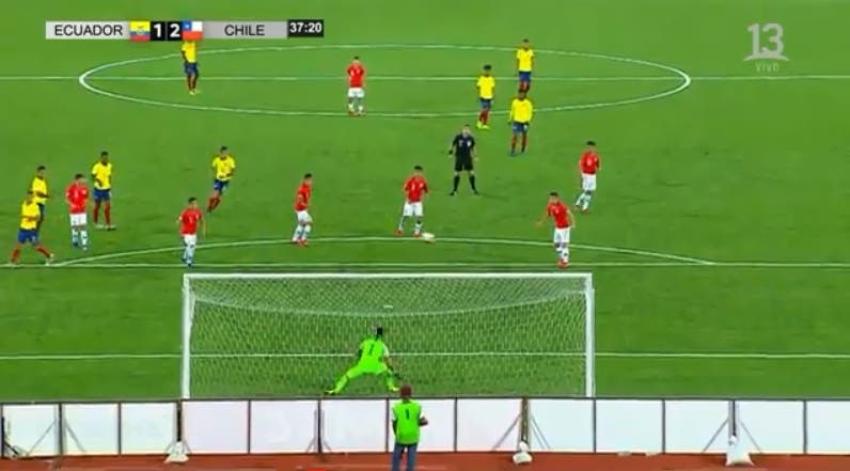 [VIDEO] Ecuador descuenta ante La Roja en el Sudamericano Sub 17 con una "joyita" de Johan Mina